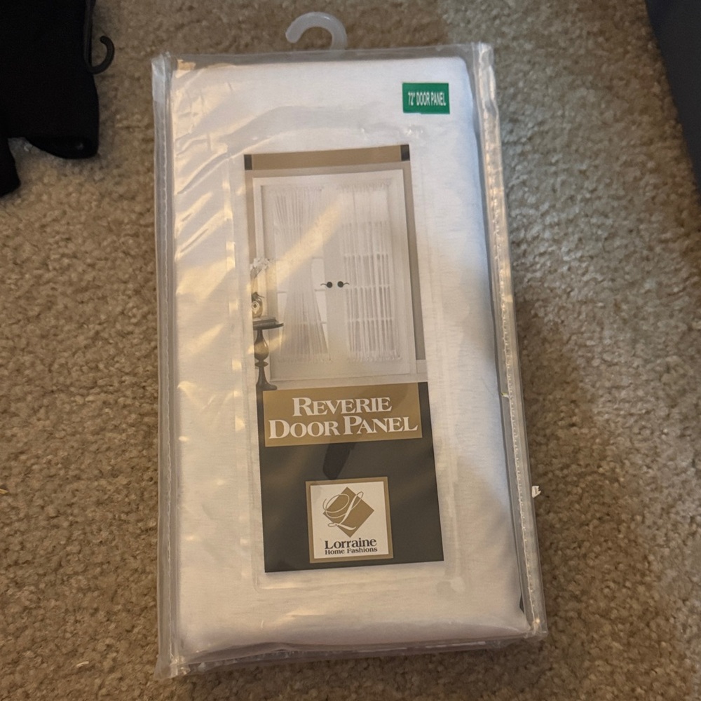 White Door Panel Curtain